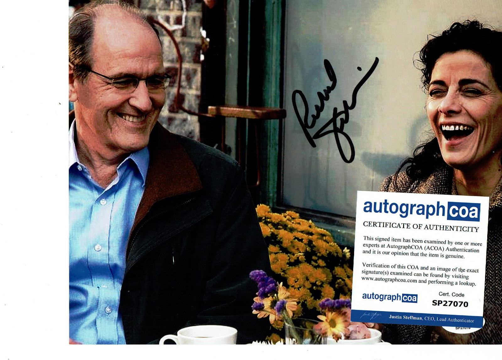 Step Brothers Richard Jenkins autographed 8×10 color Photo Certified **