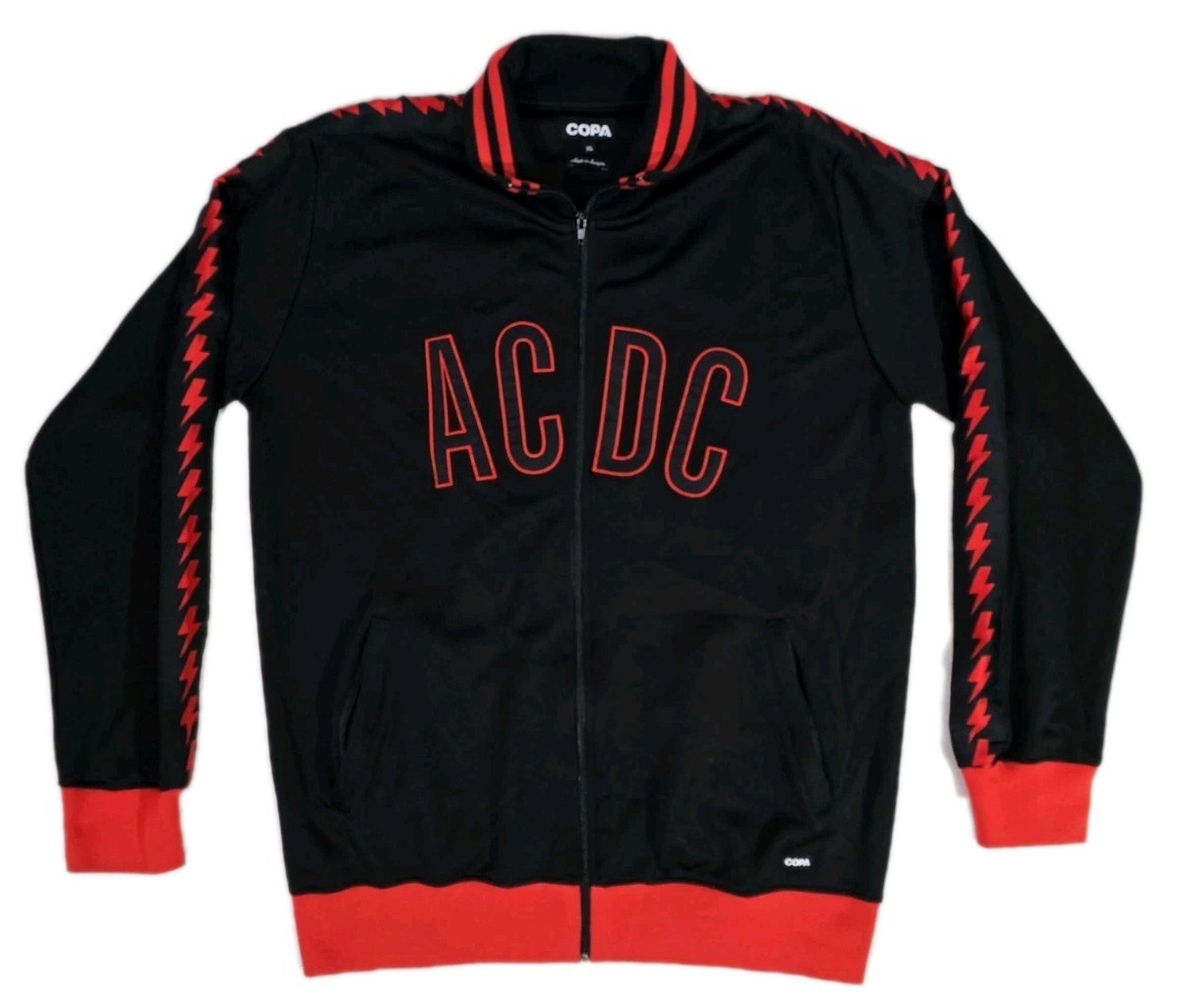 Copa x AC/DC 50 Years PWR UP Euro Tour 2024 Full Zip Black Track Jacket Mens XL