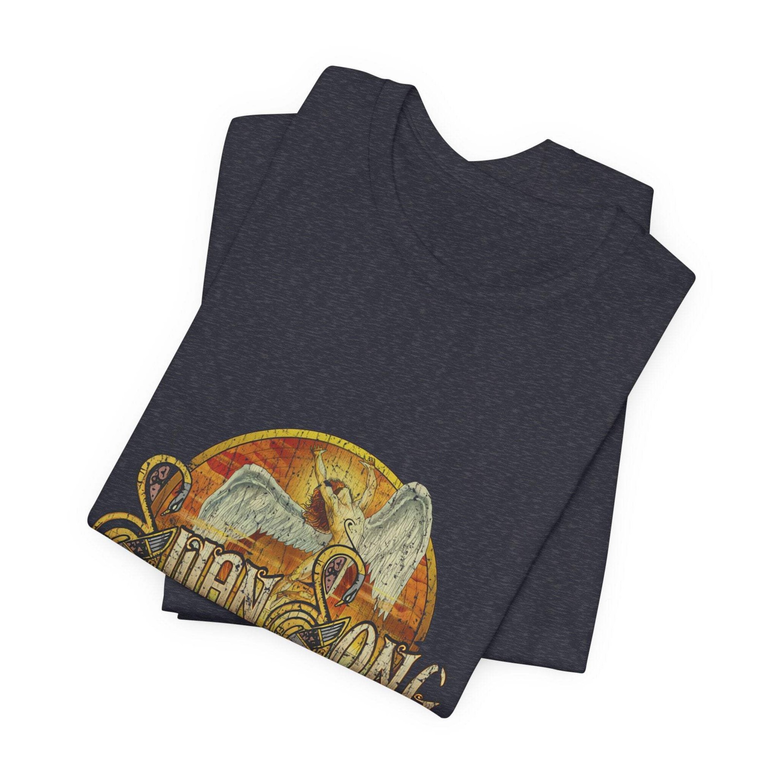 Vintage Swan Song Records Label Logo Unisex Jersey Short Sleeve T-Shirt