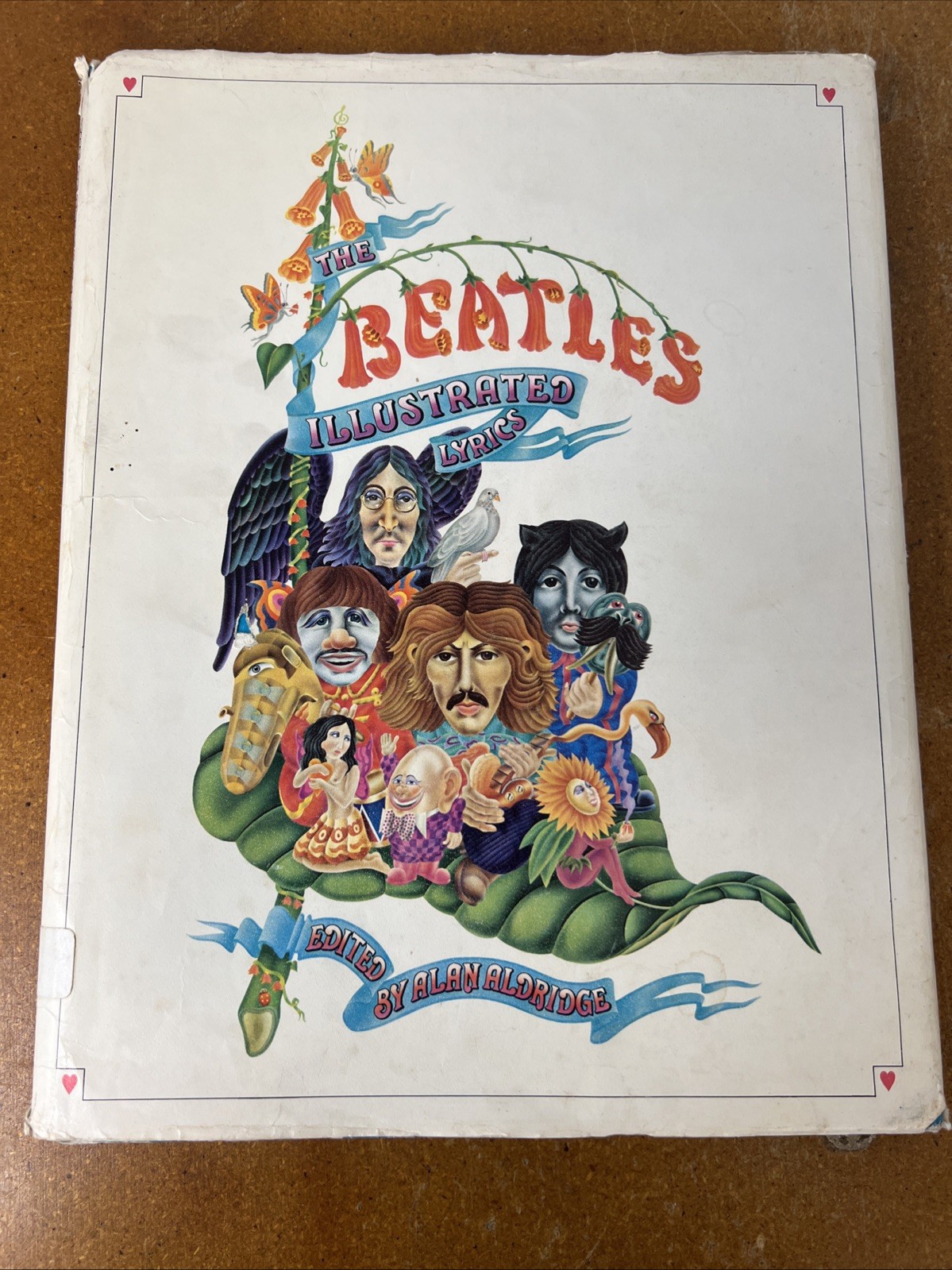 Vintage Beatles Illustrated Lyrics, soft cover, 1969 Alan Aldridge UK Print Rare