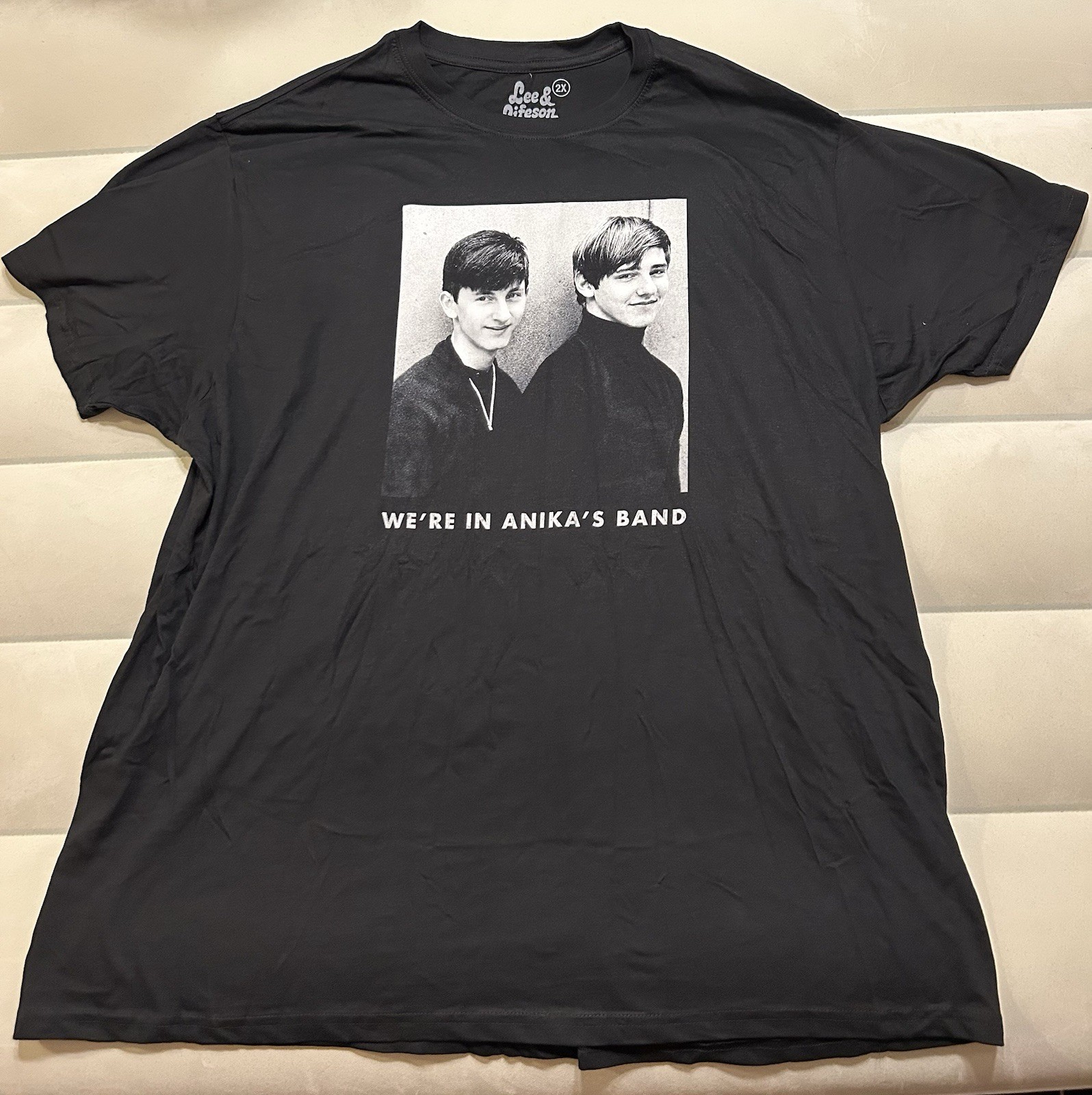 RUSH FIFTY SOMETHING GEDDY ALEX YOUNG ANIKA’S BAND NYC POP UP SHOP SHIRT 2X XXL