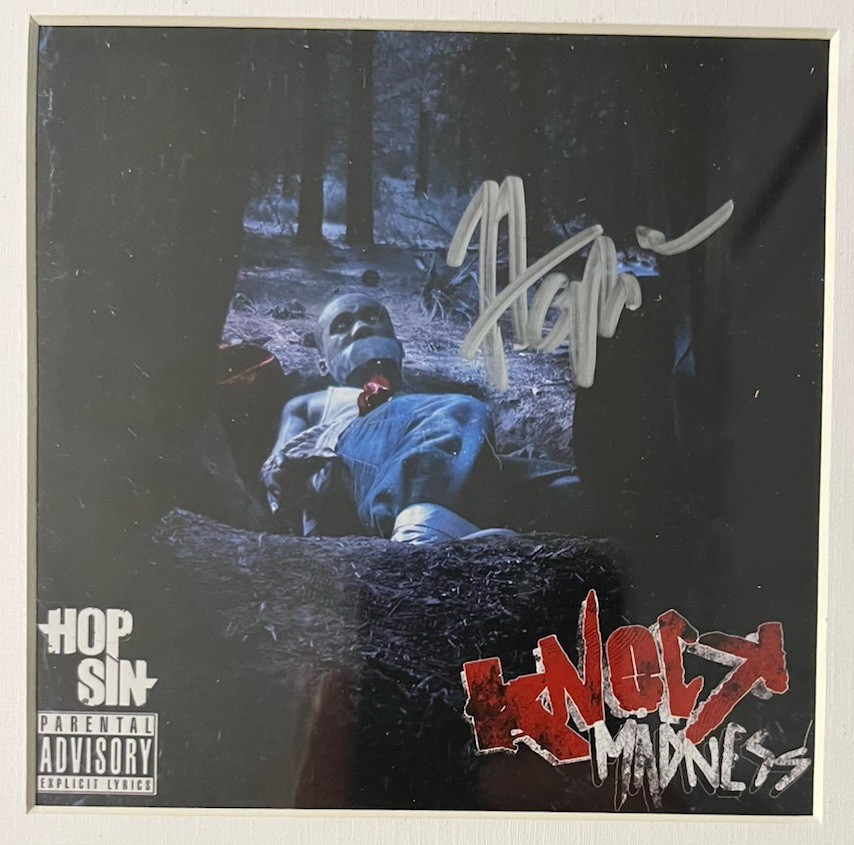 Hopsin signed autographed CD Insert framed