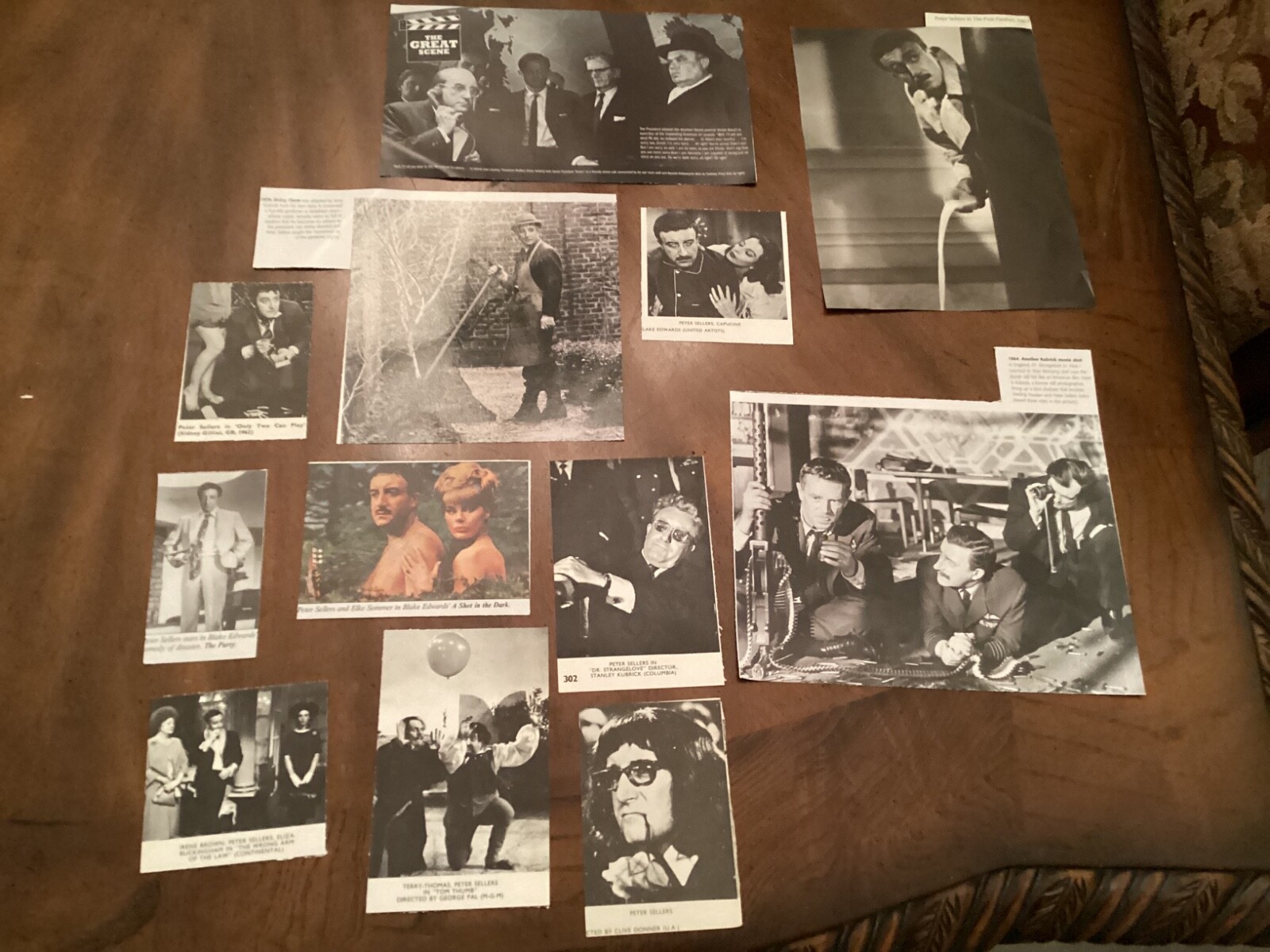 Peter Sellers Lot Rare Clippings