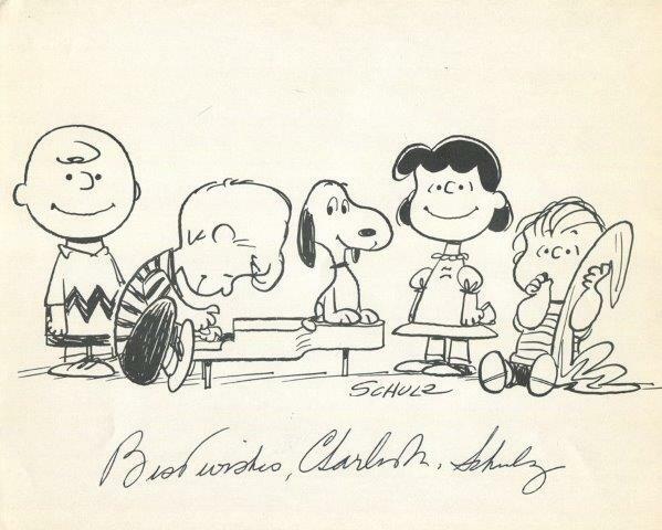 REPRINT – PEANUTS Charles Schultz Autographed Signed 8 x 10 Photo Poster RP