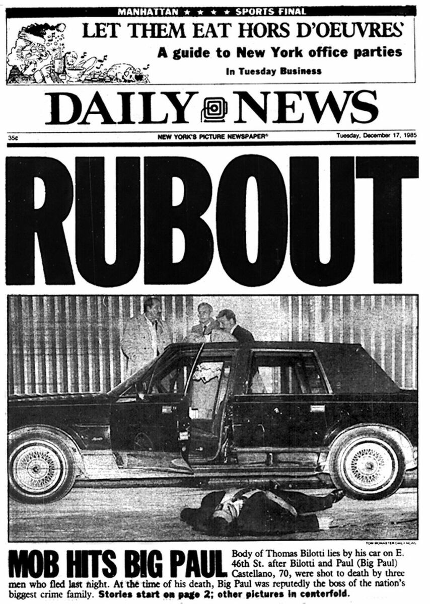 Paul Castellano Mafia Organized Crime Mobster 8×10 Picture Celebrity Print