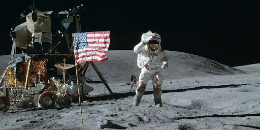 Neil Armstrong, Buzz Aldrin at Lunar Module Apollo 11 Vintage NASA 8×10 photo 5
