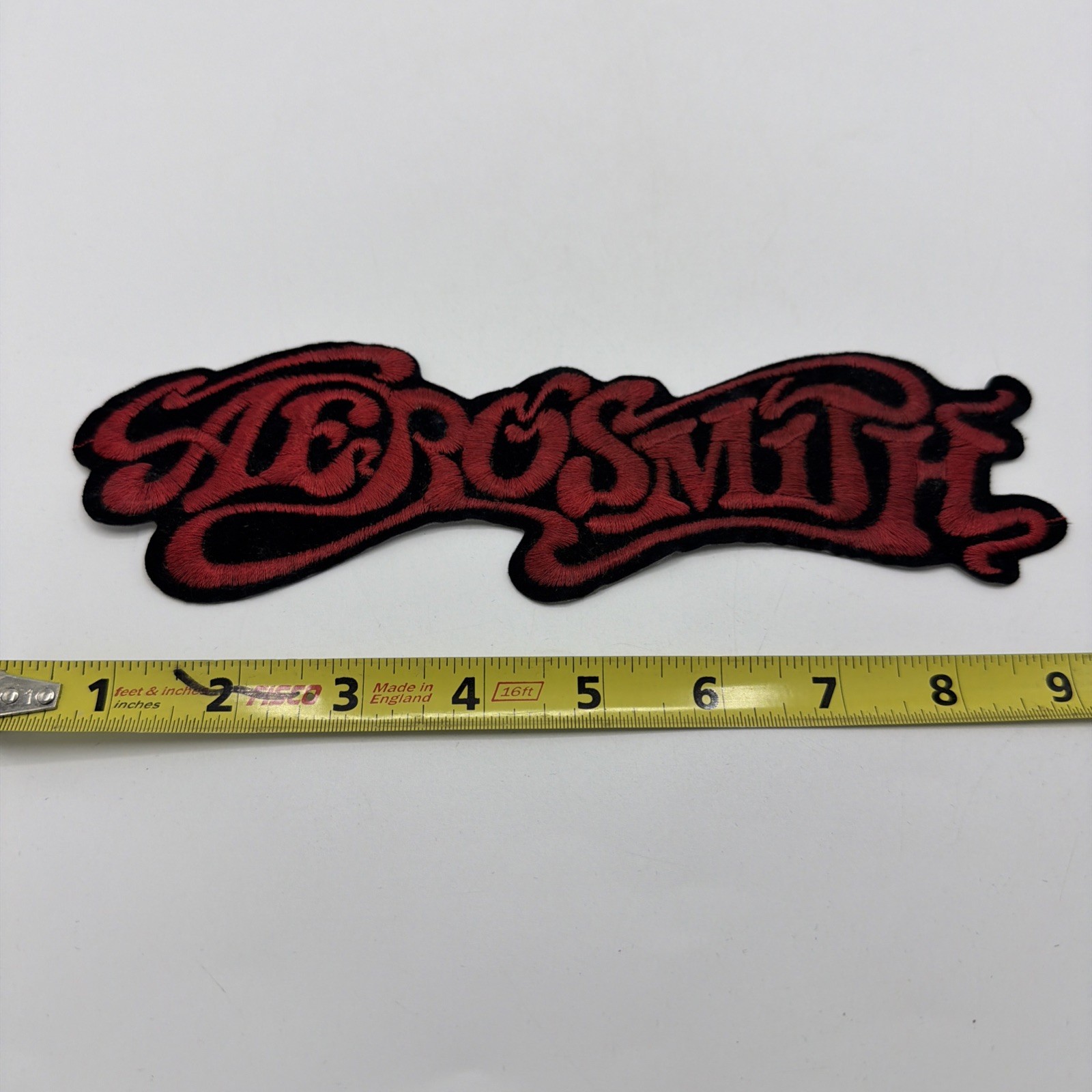 Vintage Aerosmith Patch NOS 80s Rock Tour Concert Steven Tyler Denim Jacket Band