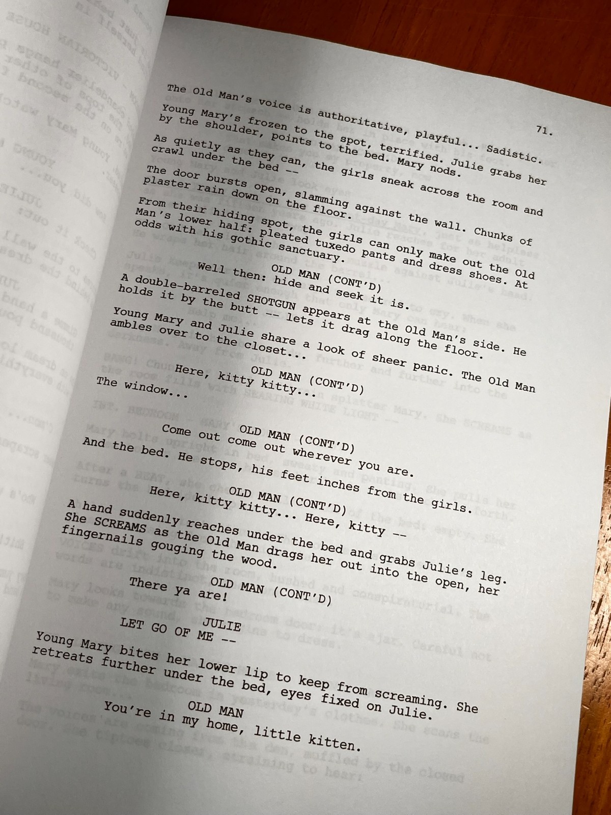 Backrooms Script Signed- Autograph Reprints- Chiwetel Ejiofor- Horror