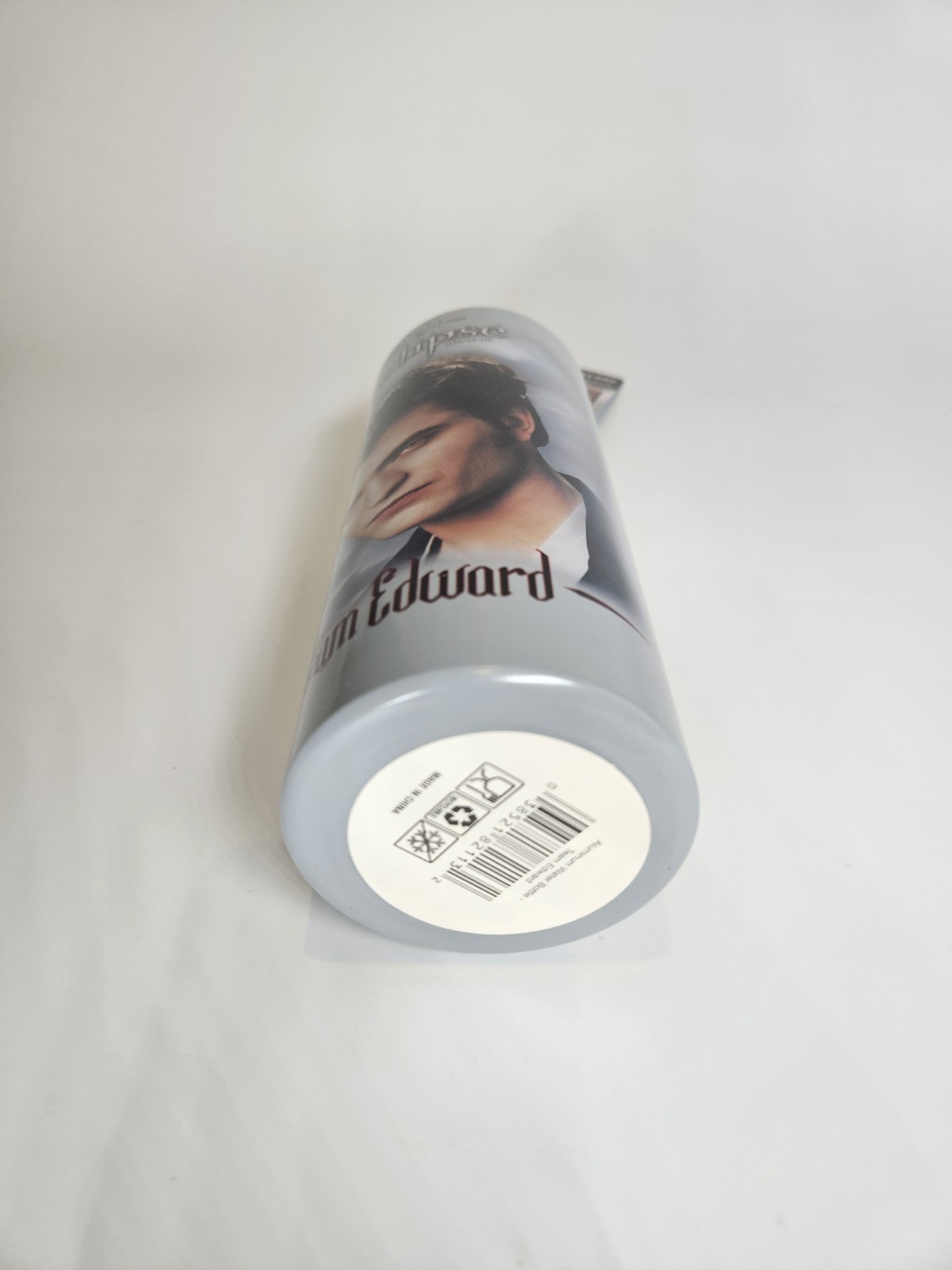 Twilight Saga Eclipse Team Edward Aluminum Gray Water Bottle New w/ Tags 33floz