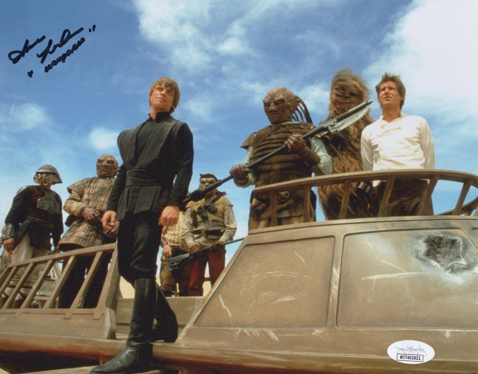 Star Wars- Julius LeFlore signed Weequay 8×10 photo JSA COA