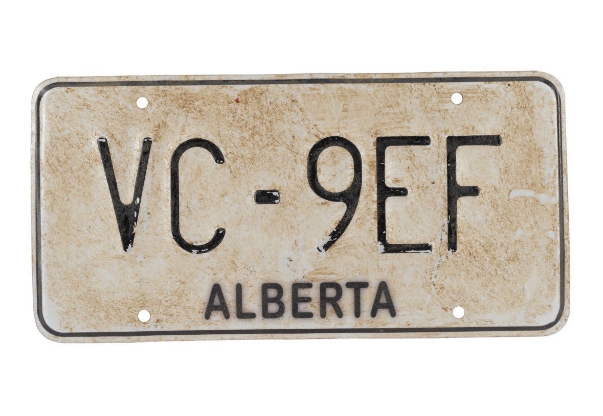 X-Men Origins: Wolverine – Logan’s Alberta License Plate – Authentic Prop w/COA