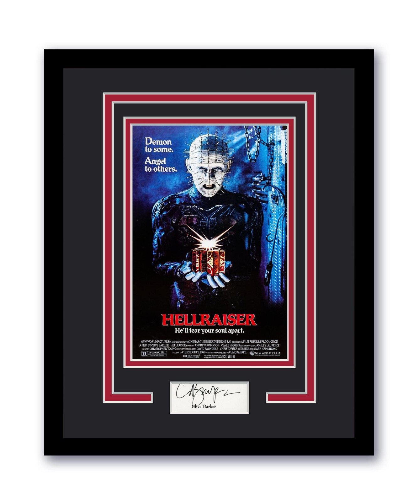 Hellraiser Clive Barker Autographed Signed 11×14 Framed Photo Horror ACOA