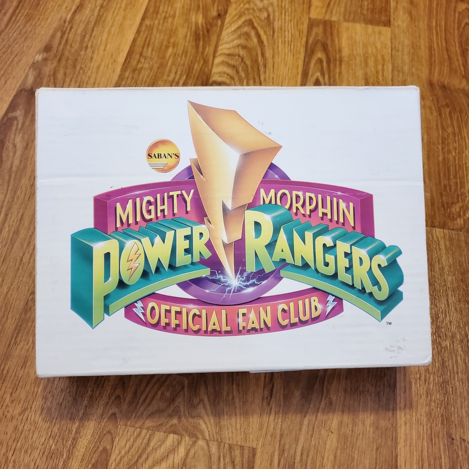 Vintage 90s Mighty Morphin Power Rangers Official Fan Club Box Saban 1994