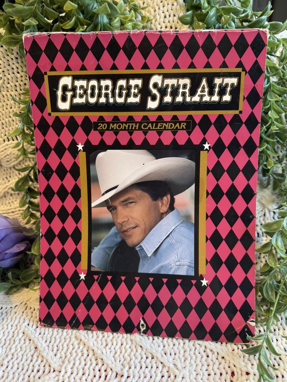 George Strait 20 Month Wall Calendar 1994–1996 Country Music 12.5×9