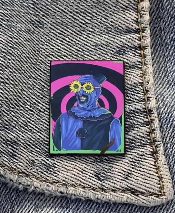 Terrifier Art the Clown Enamel Pin Horror Hat Backpack Jacket Badge Brooch Lapel
