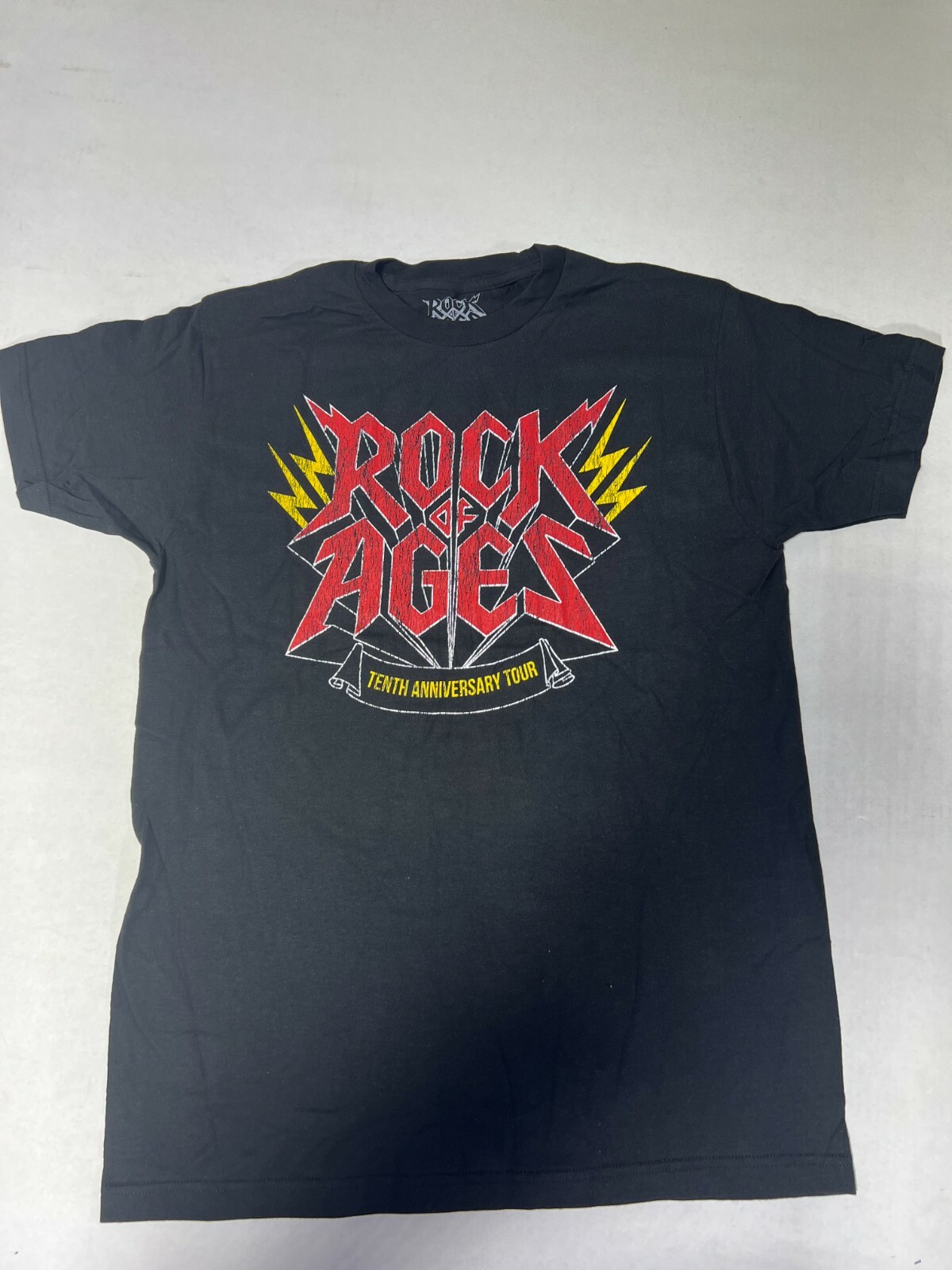 ROCK OF AGES The Musical BROADWAY 10 Anniversary logo NEW OFFICIAL MERCHANDISE