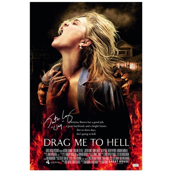 Justin Long Autographed 2009 Drag Me to Hell 16×24 Movie Poster