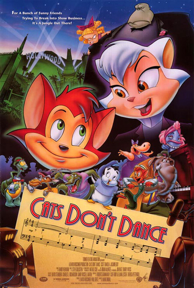 Cats Don’t Dance (1997) Movie Poster, Original, SS, Unused, NM, Rolled