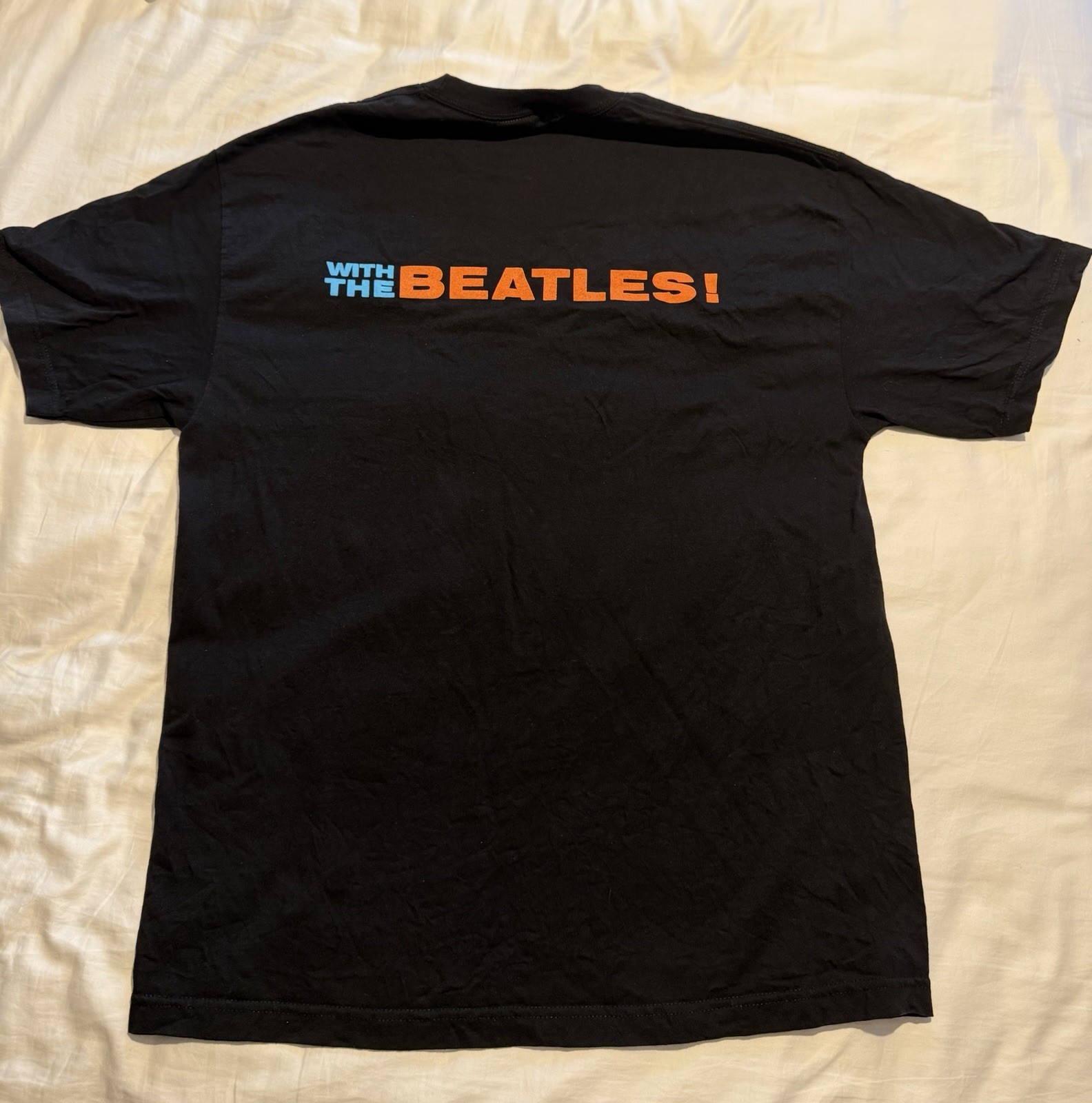 Vintage Beatles With The Beatles 2003 Apple Corps Two-Sided Tee XL Alstyle