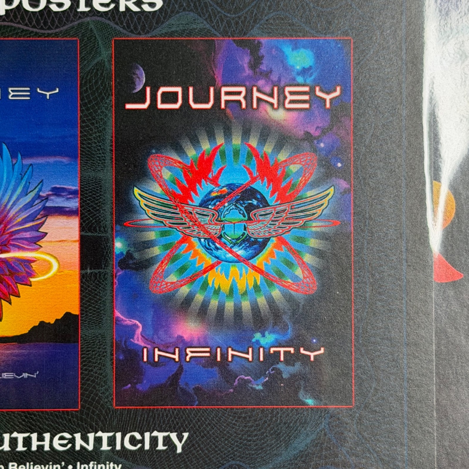 Journey Final Frontier Litho Limited Edition Tour Set of 3 Posters Merchandise