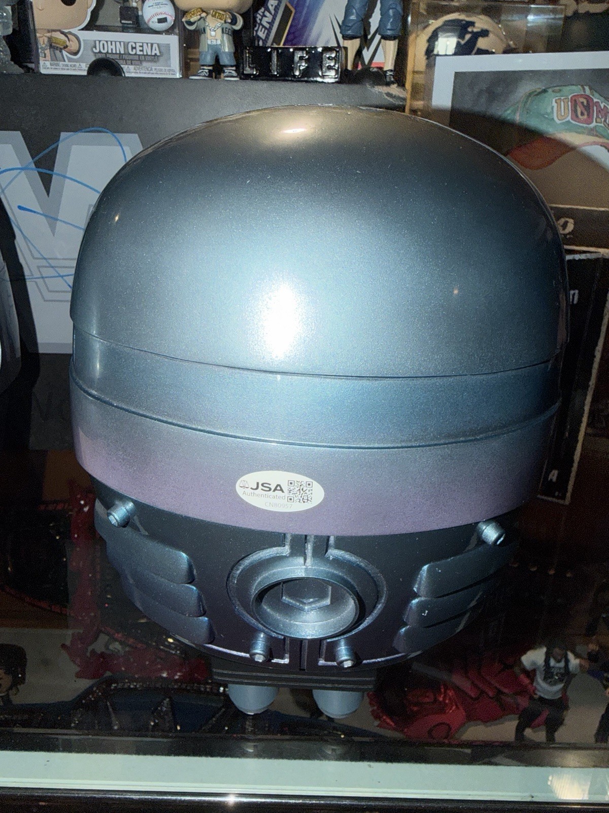 RoboCop Peter Weller Autographed Robo Cop 1:1 Helmets JSA Certified LOT OF 2!!!