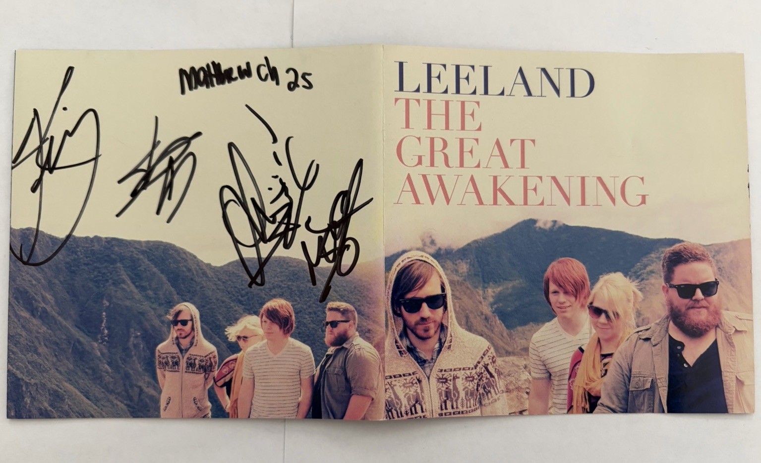 Leeland The Great Awakening Signed Autographed CD 2011 Essential Very Good