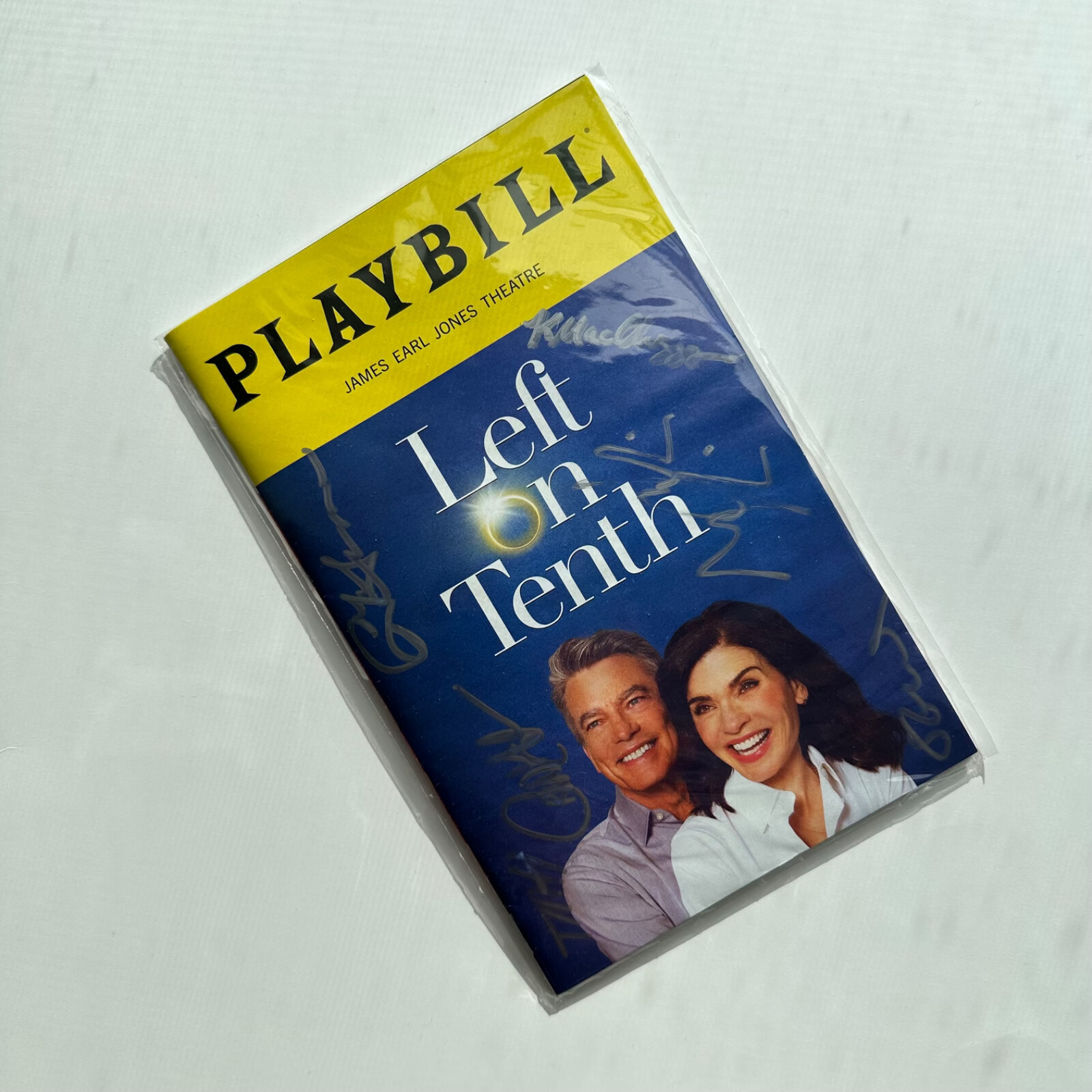 LEFT ON TENTH FULL CAST SIGNED PLAYBILL BROADWAY W/ J. MARGULIES, P. GALLAGHER