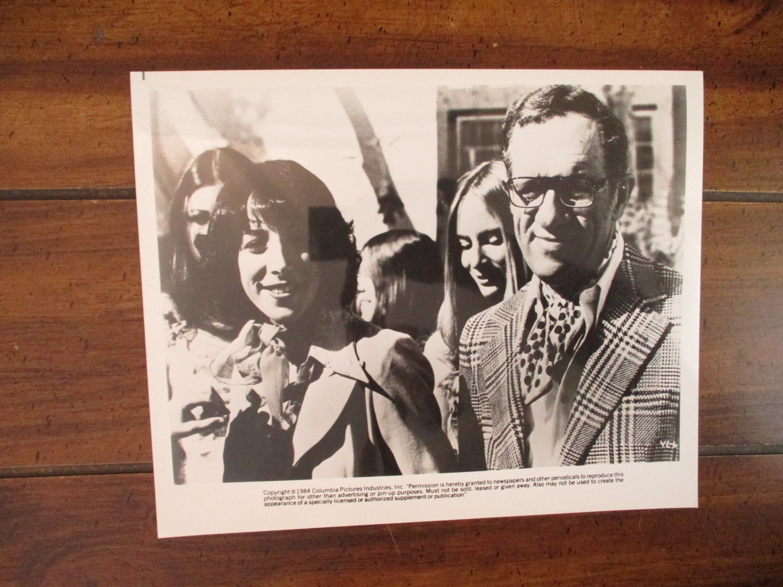 Joe Silver/Didi Conn(“YOU LIGHT UP MY LIFE”)1984 10 X 8 Glossy B & W Press Photo