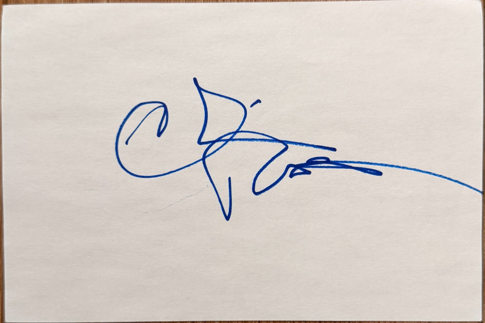 Chris Rock Autograph Signed 2005 Vintage 4×6 Signature New Jack City