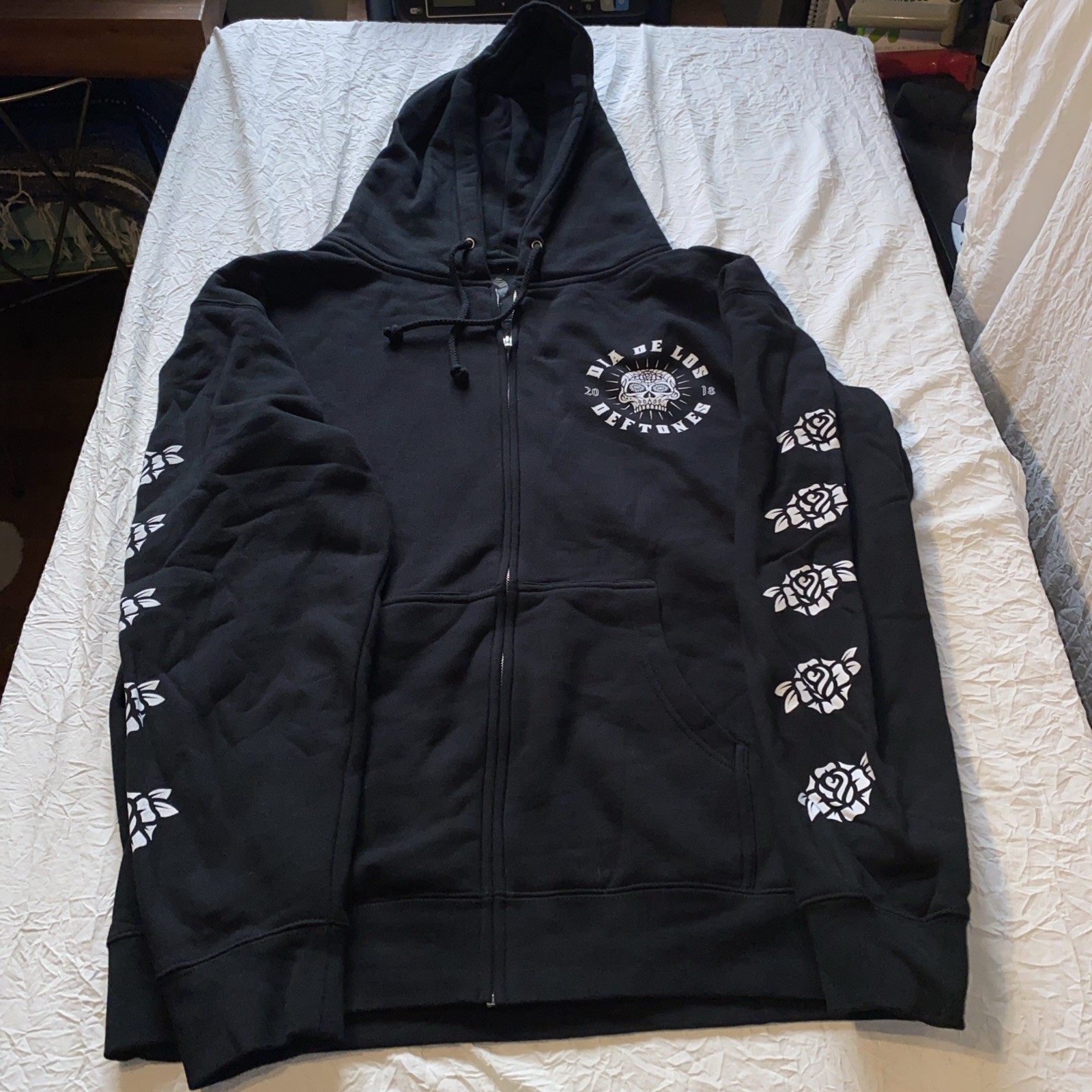 Dia De Los Deftones #1 2018 Petco Park Zip-up Hoodie L New Official Merchandise