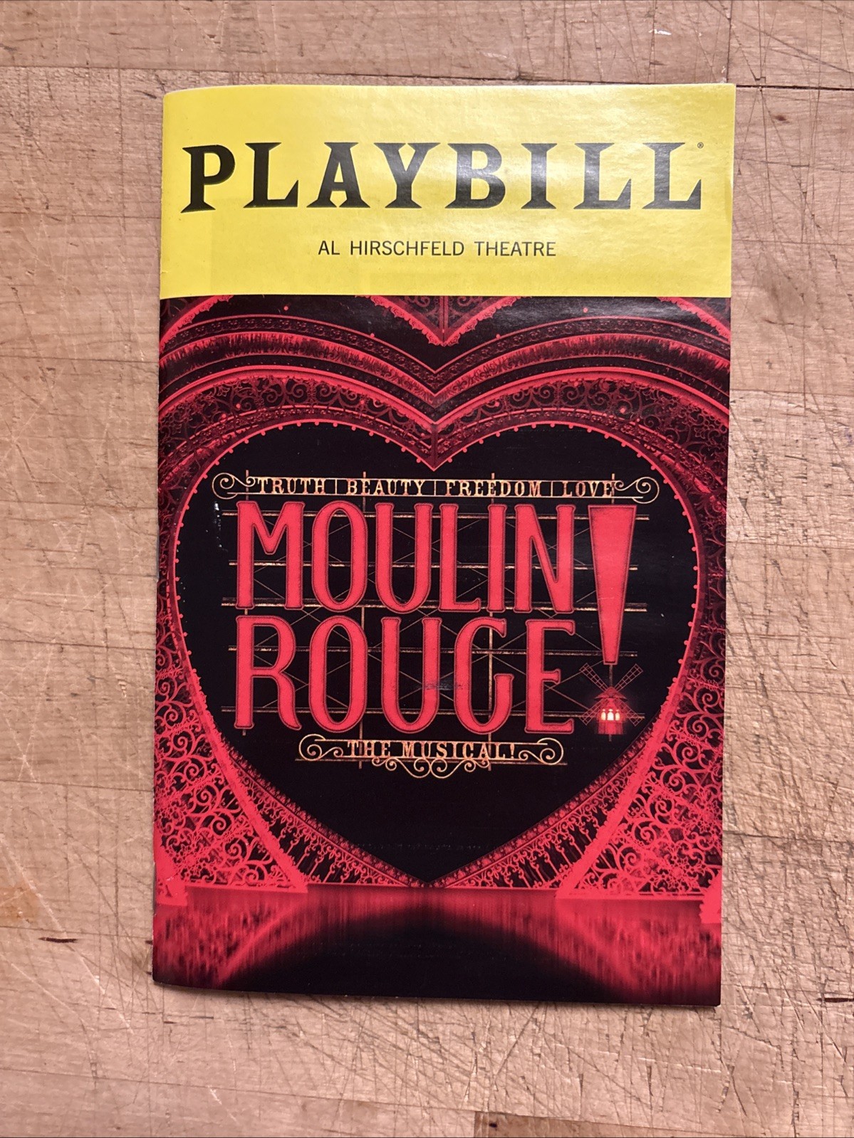 MOULIN ROUGE Jan 2026 Broadway Playbill! MEG DONNELLY Christian Douglas +!