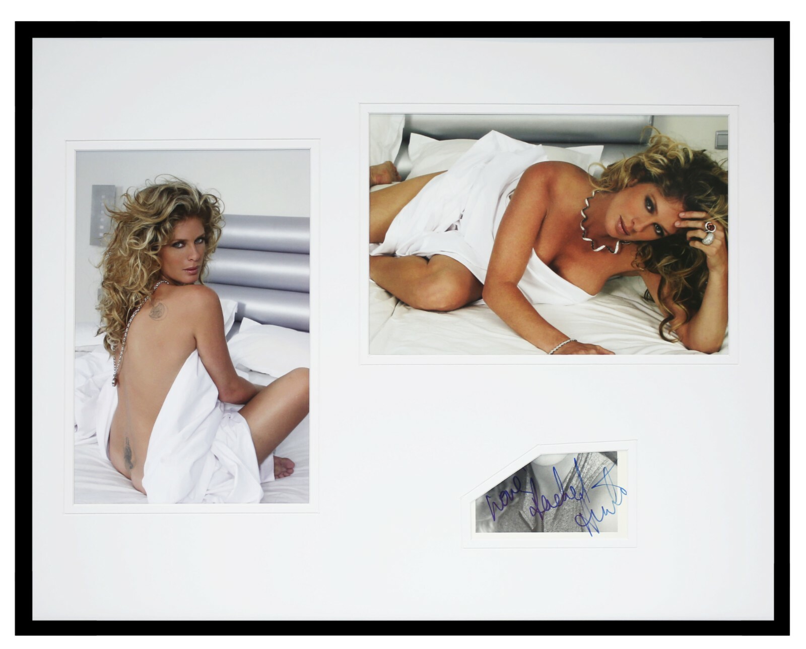 Rachel Hunter Signed Framed 16×20 Photo Set