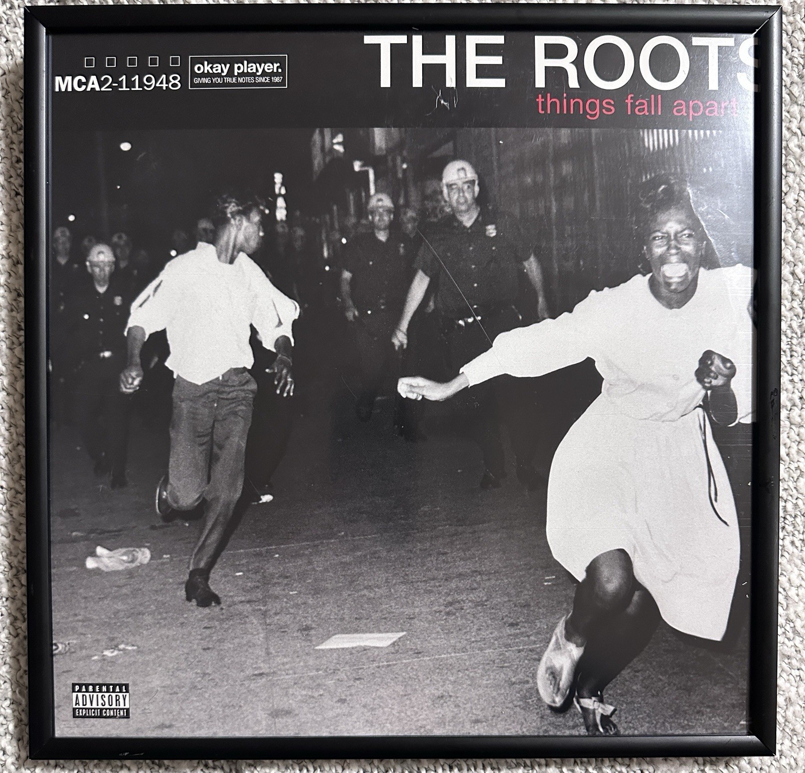 Black Thought The Roots Things Fall Apart Signed Vinyl Record RARE