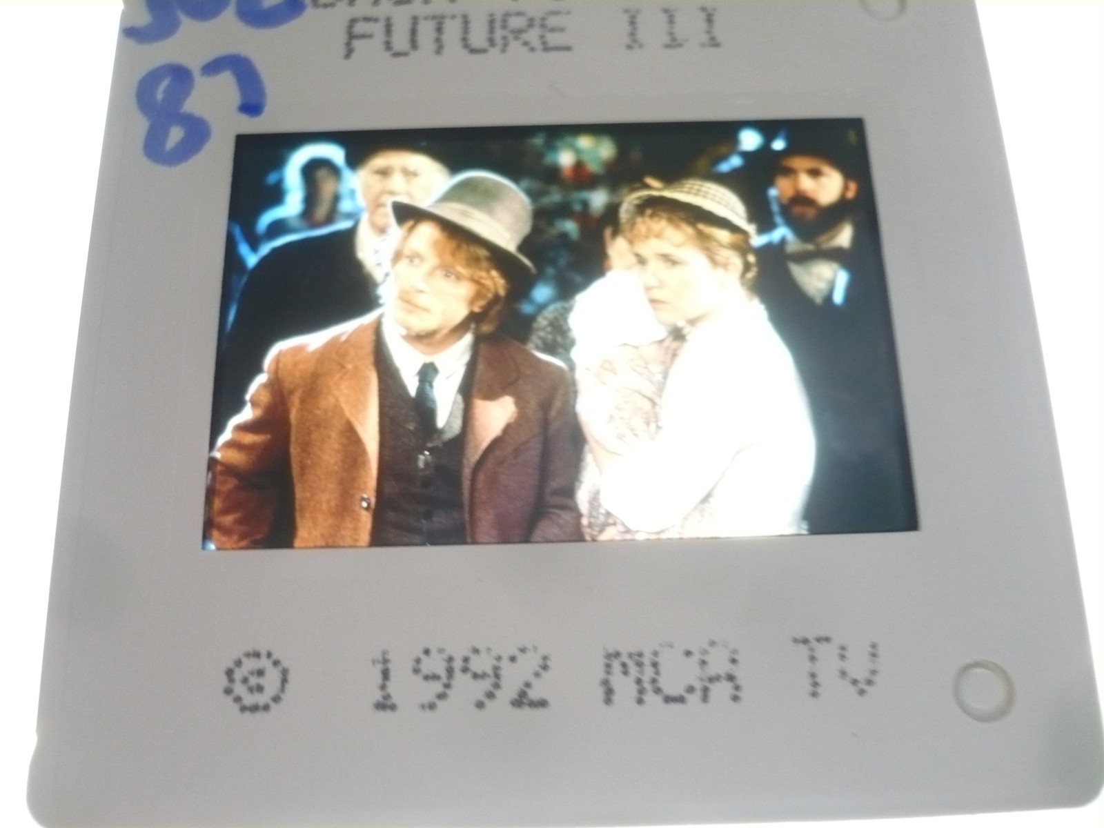 BACK TO THE FUTURE 3, 35mm press slide [Michael J Fox, Bernadette Peters]