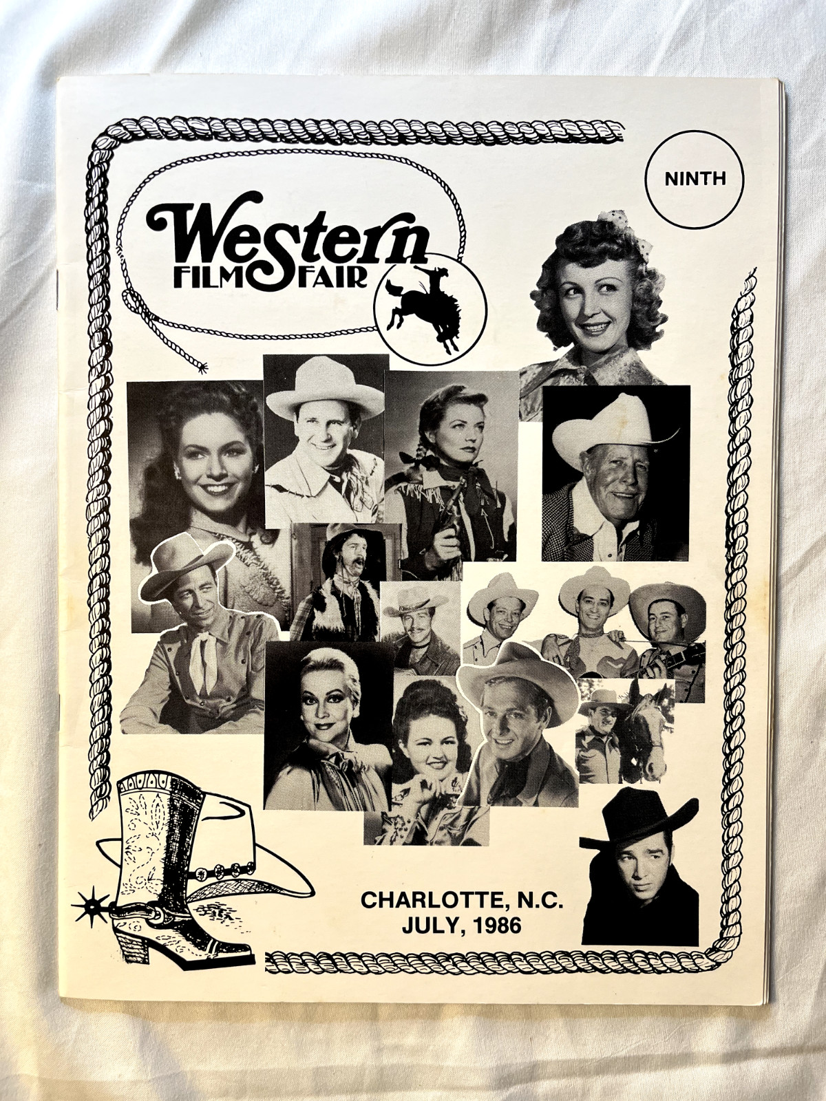 Western Film Fair Autograph Collection! W/ Rand Brooks, Anne Jefferys & 10+ MORE