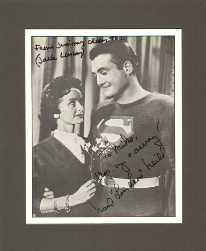 SUPERMAN TV CAST – AUTOGRAPHED INSCRIBED PHOTOGRAPH WITH CO-SIGNERS