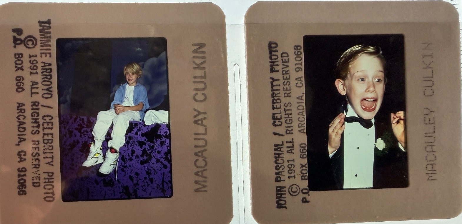 YOUNG MACAULAY CULKIN CANDID ORIG. PHOTOS 35mm Slide FILM Transparency #669