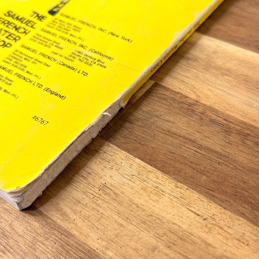 Vintage Grease Musical Script Book Samuel French: Sandy’s Highlighted Lines
