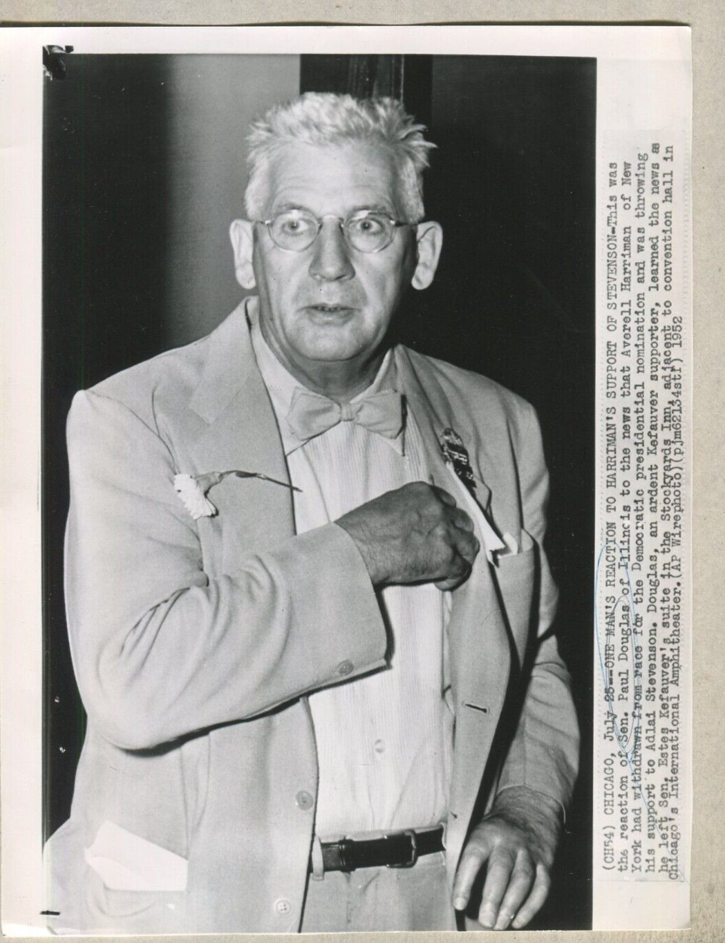 Sen. Paul Douglas Promo Press Photo R1