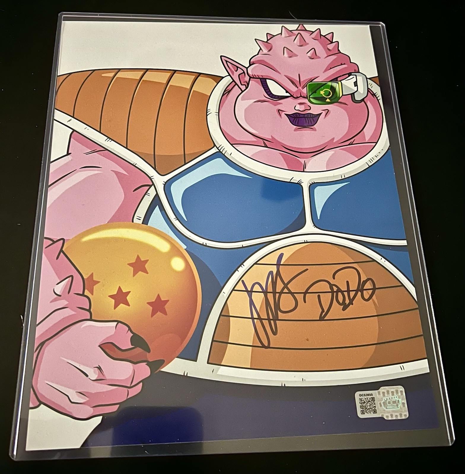 John Swasey Signed 8×10 Photo – DBZ Dragon Ball Z Dodoria – OCCM COA Autograph