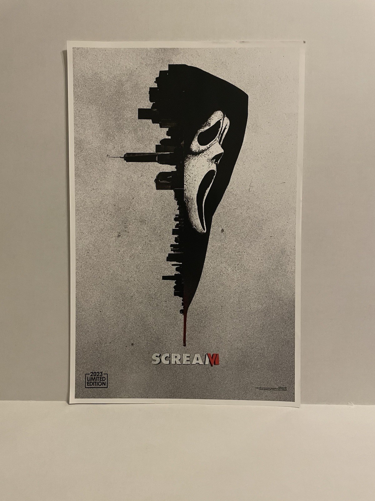 SCREAM VI Scream 6 2023 Original Promo 11×17” Movie Poster Limited Edition