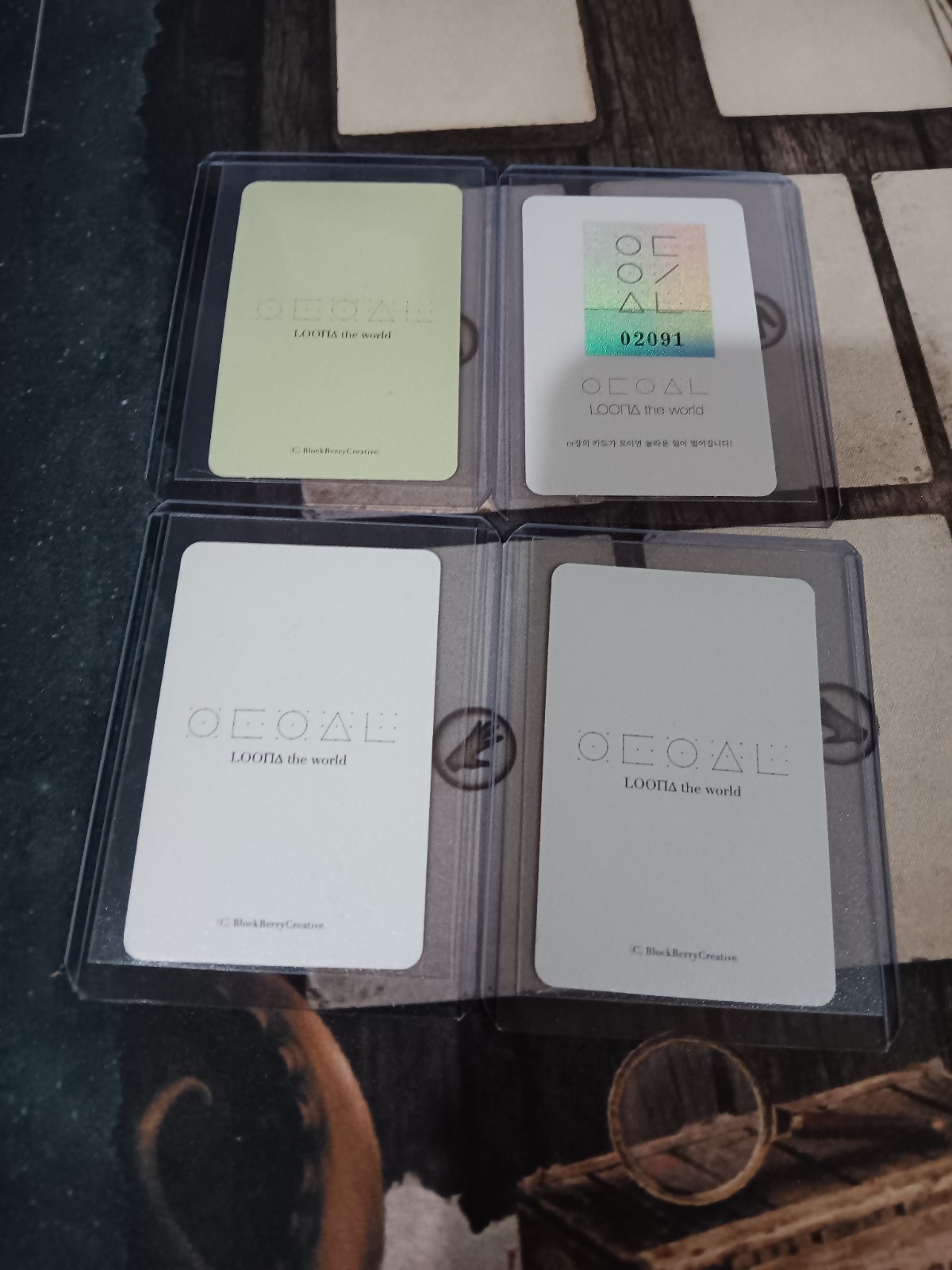 loona solo pre debut album first press photocards used good condition usa seller