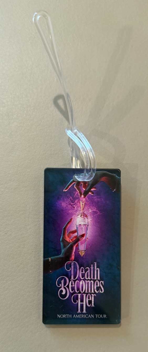 Death Becomes Her Broadway National Tour Tony Voter Exclusive Luggage Tag Rare