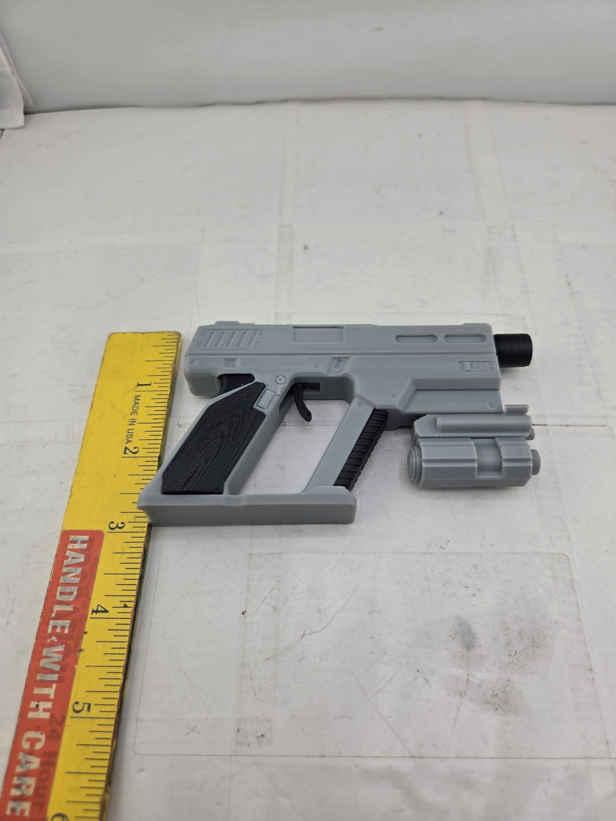 Mini Helldivers 2 PeaceMaker Inspired 3D Printed Desktop Replica Prop Fan Art