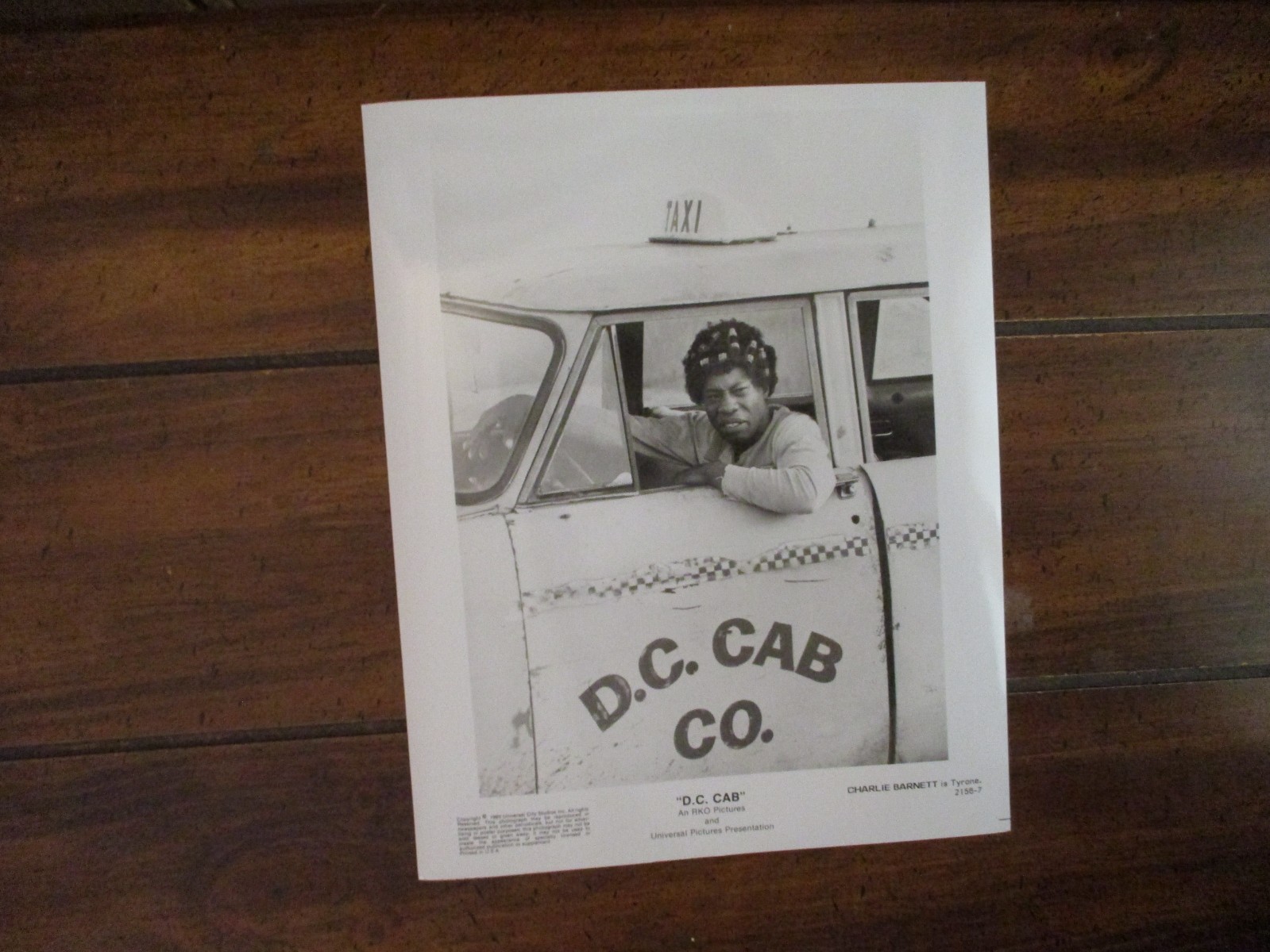 Charlie Barnett (D. C. CAB) 1983 8 x 10 Glossy Black and White Press Photo