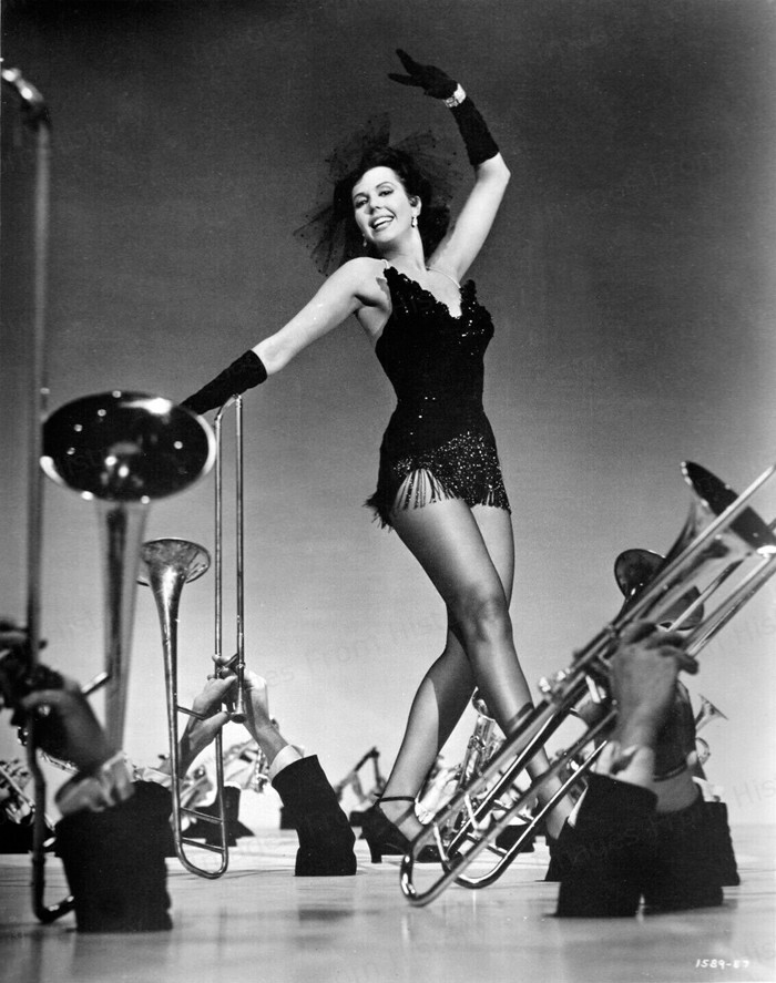 8×10 Print Ann Miller Small Town Girl 1954 #DFAM