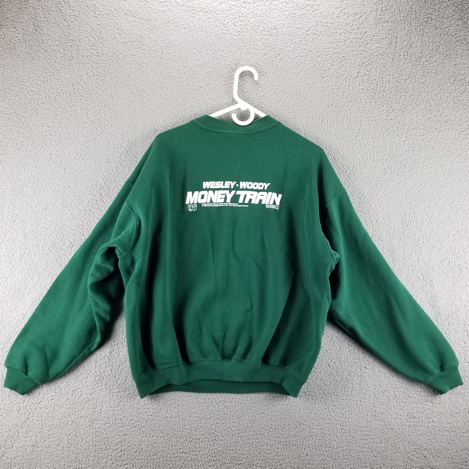 Vintage Mens Money Train Film Sweatshirt XL Wesley Snipes Woody Harrelson Crew
