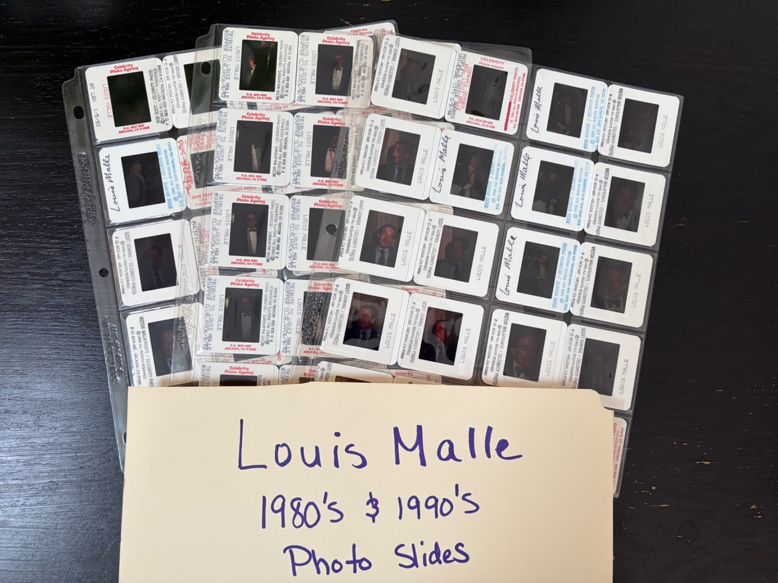 LOUIS MALLE LOT OF ORIG. VINTAGE 35MM SLIDE PHOTOS FILM TRANSPARENCY PRETTY BABY