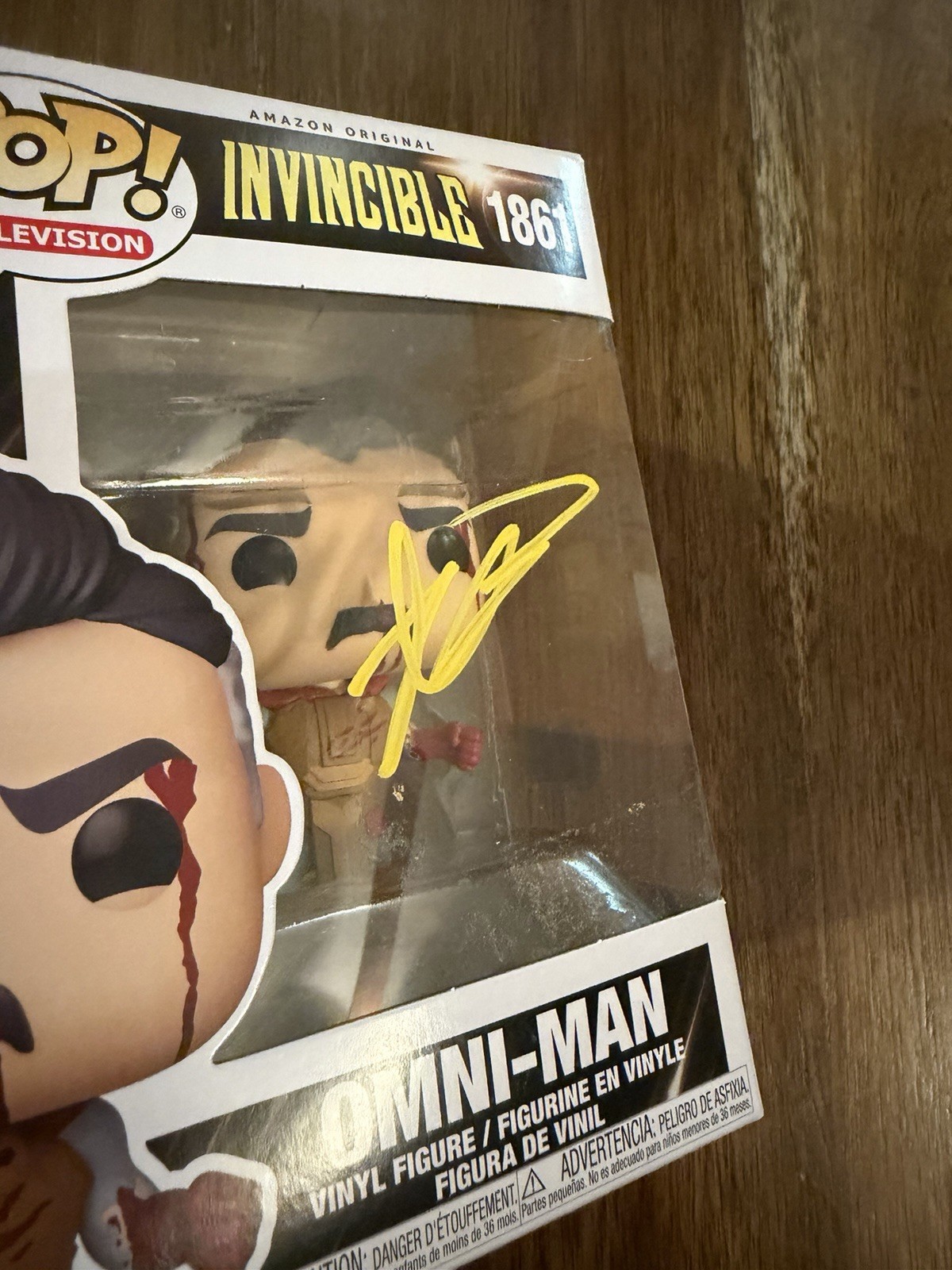 Robert Kirkman ‘Invincible’ Creator Signed Funko Pop ‘Omni-Man’ Beckett