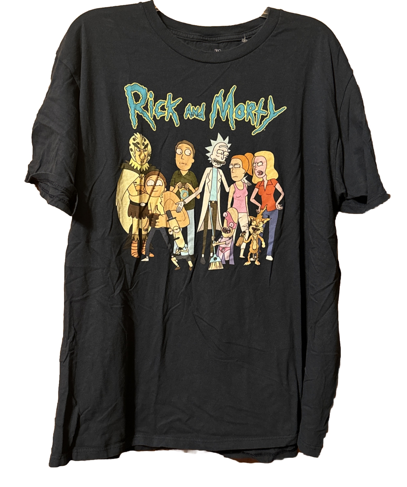 Rick and Morty t shirt large short sleeve adult unisex 100% cotton